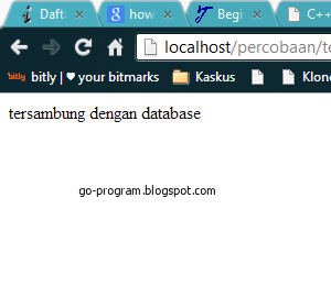 Contoh Menyambungkan Database Dengan PHP - mjh 08