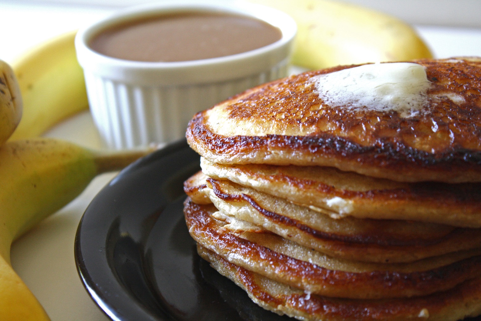make Knives Banana Syrup with  golden how Butter pancakes Forks & Pancakes syrup Spades: Peanut with to