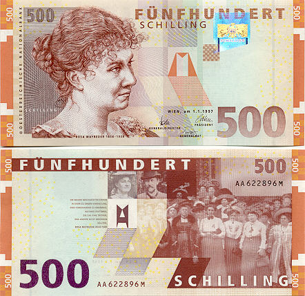 Austrian schilling euroaustria