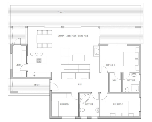 Contemporary Floor Plan