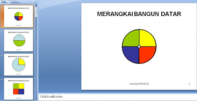 Media Pembelajaran Power Point Tentang Bangun Datar