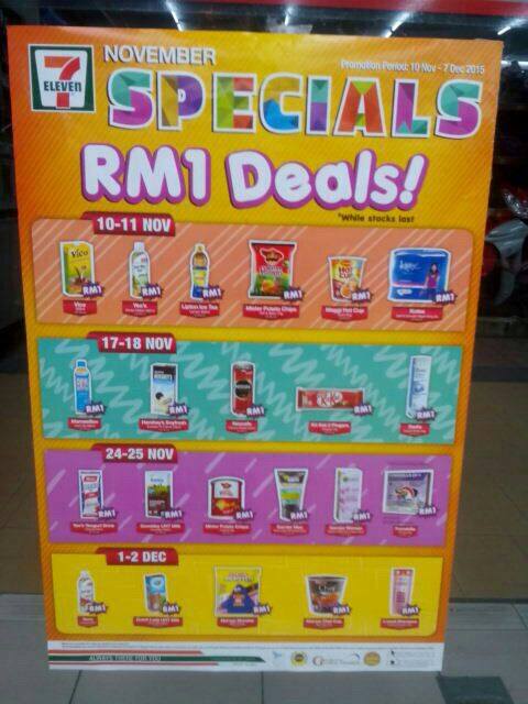 7 ELEVEN PROMOSI HARGA SPECIAL RM1!