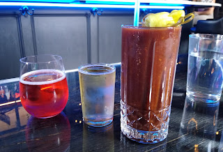 Photo of Cranberry Mimosa, Beer Back, & Bloody Mary from the Batson River Brewing & Distilling