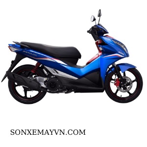 Bán Sơn xe máy SUZUKI màu xanh