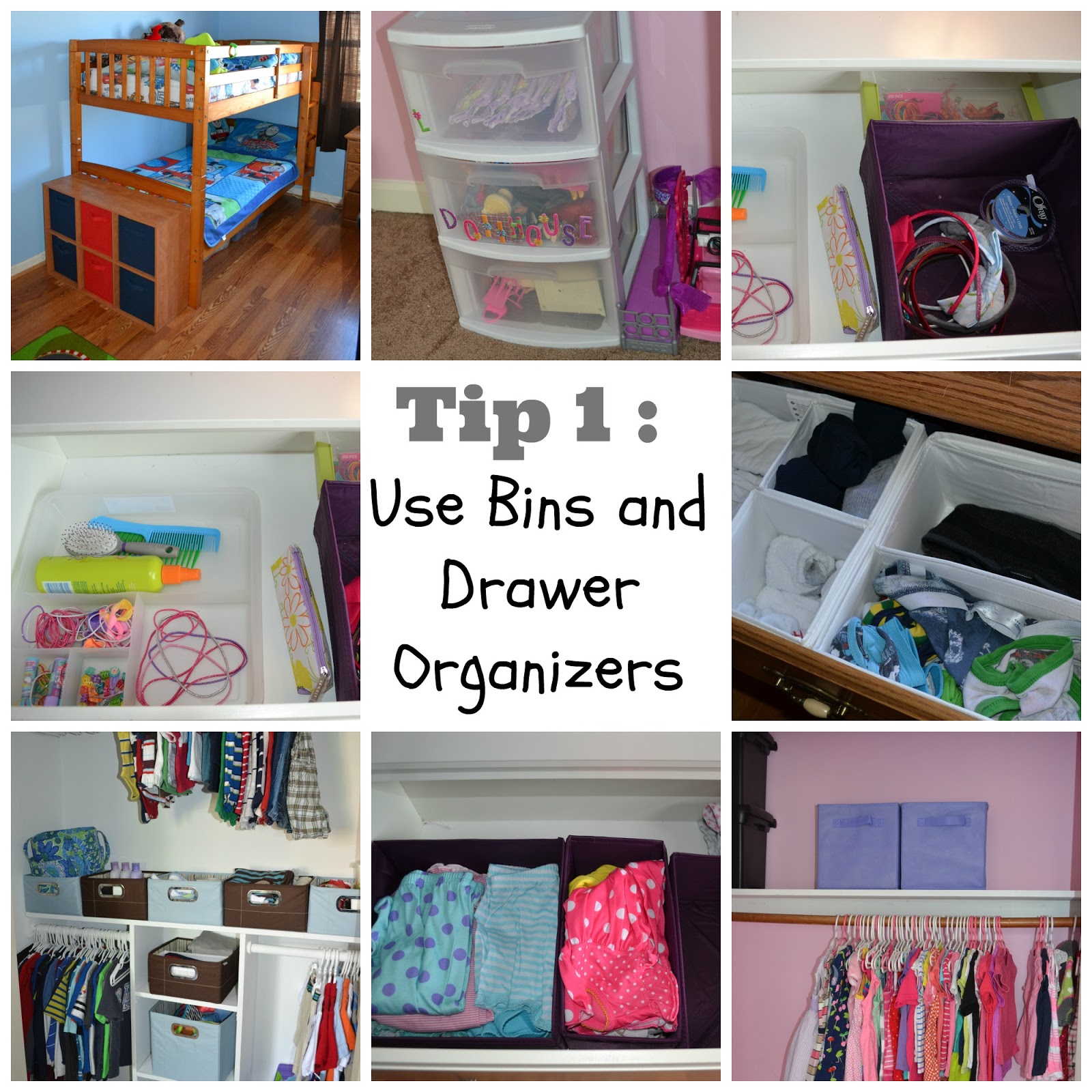 Happily A Housewife: Kid Bedroom Organization