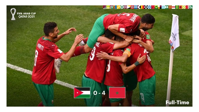 Morocco beat Jordan to qualify for quarter-finals of FIFA Arab Cup 2021