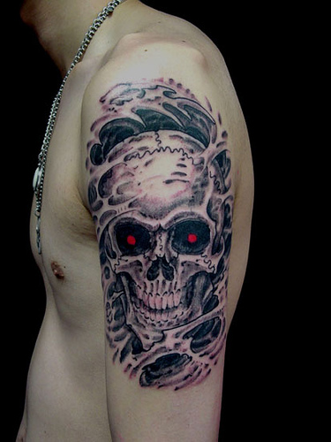 Amazing Scary Skull Tattoos Ideas