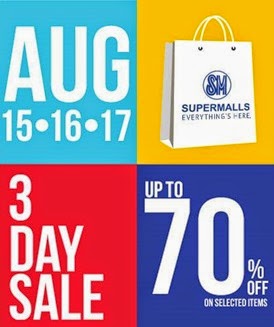 SM 3-day sale August 2014