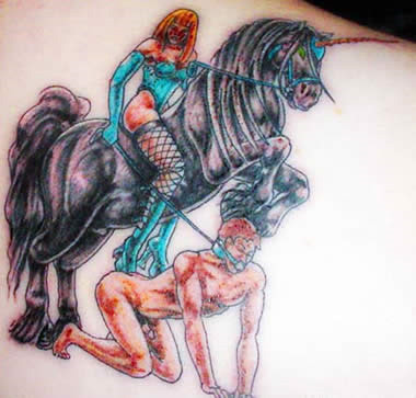 unicorn tattoo