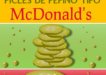 Picles de pepino tipo McDonald's