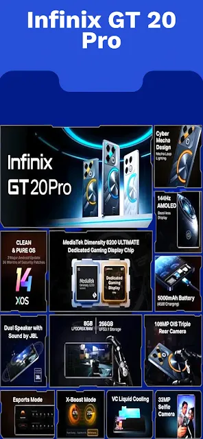 مواصفات Infinix GT 20 Pro الكاملة