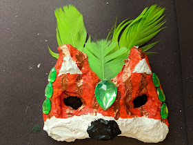 Plaster Mask Fifth Grade Art Lesson