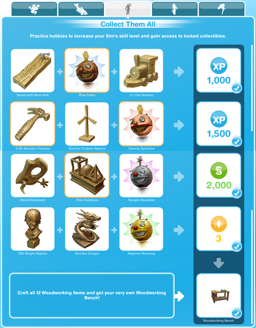 What Is a Benchtop On Sims FreePlay