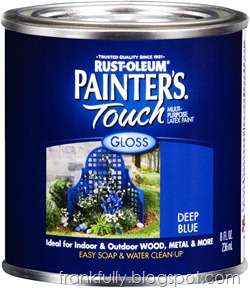deep blue brush on