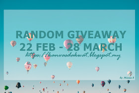 Random Giveaway by Mieza S, Blogger Giveaway, Blog, Peserta, Hadiah.