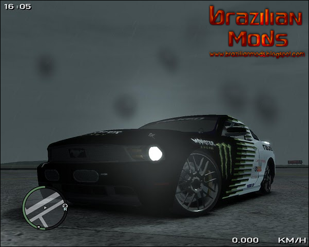 GTA IV Ford Mustang Falken Monster Energy 