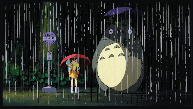 My Neighbor Totoro rain scene large