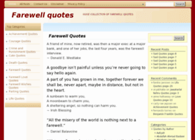 Farewell Quotes