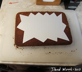 cool cake pattern, firework, cut out shape, cake decorations