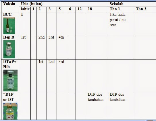 Bab 15 : Imunisasi Bayi dan Kanak-kanak  Ramuan Deso