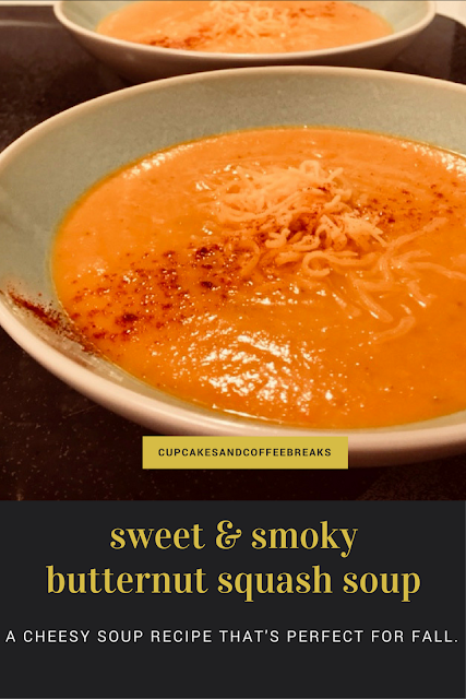 Sweet and smoky butternut squash is a little bit smoky and a little bit cheesy. Perfect for fall!