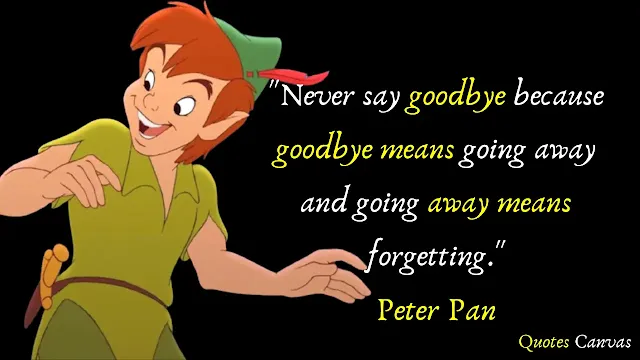 Peter Pan Quotes, peter pan quotes about neverland