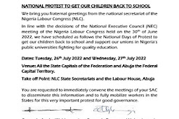 NATIONAL PROTEST TO GET OUR CHILDREN BACK TO SCHOOL, ENOUGH IS ENOUGH!!!!!
