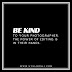 UNSPOKEN QUOTES  #3 | BE KIND TO YOUR PHOTOGRAPHER