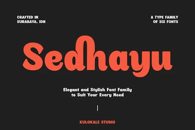 Sedhayu Sans Font Family