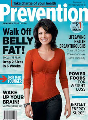 Priyanka Chopra Sizzles on Prevention Magazine