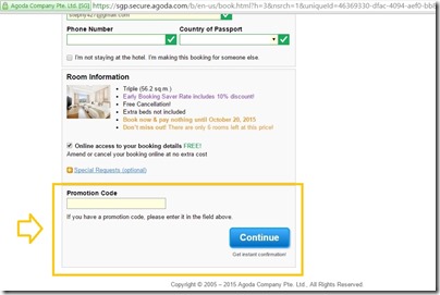 How to use a promo code for agoda