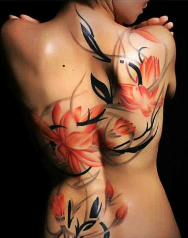 Hawaiian Flower Tattoos