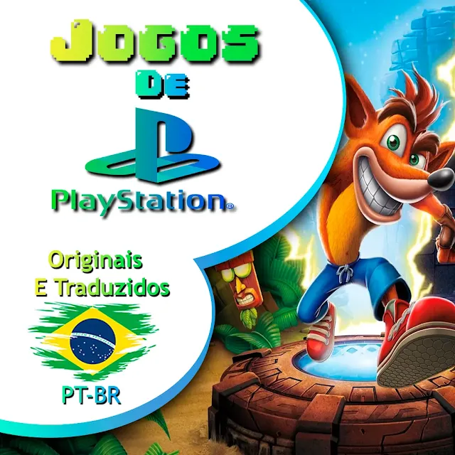 Capa do blogger indicando que a pagina contém jogos de ps1 para download!