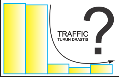 Mengatasi Traffic Blog Menurun Drastis