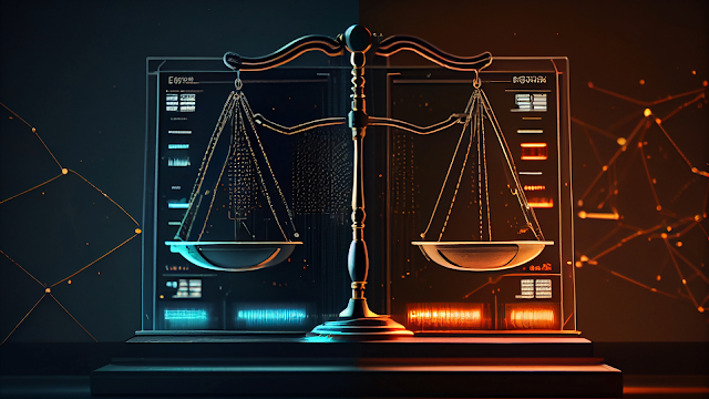 balanza simbolizando la práctica del derecho penal