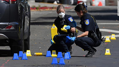 Sacramento police hunt for multiple suspects after mass shooting leaves six dead