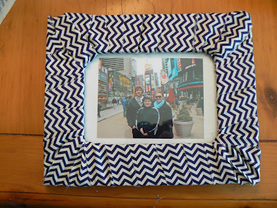 mylittlehousedesign.com DIY Fabric Wrapped Picture Frames