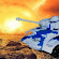 Discount !! 12" Rc Tank for Land and Water,360 Degree Turning Around Blue