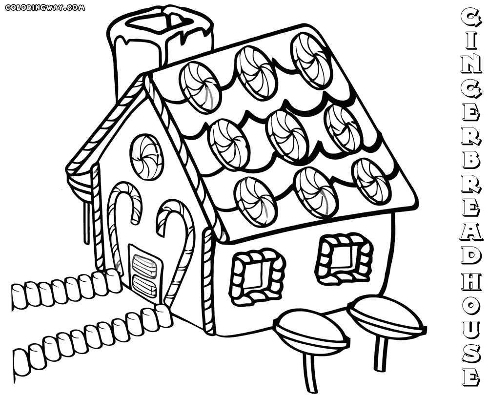 Gingerbread Coloring Pages 3
