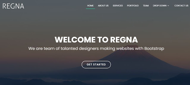 Regna Theme - Template Landing Page Blogspot