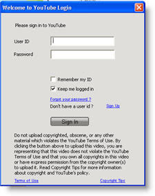 video spin youtube screen