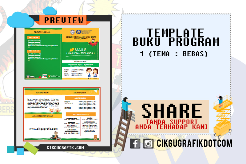 Buku Program , template buku program/brosure 1 | KOLEKSI ...