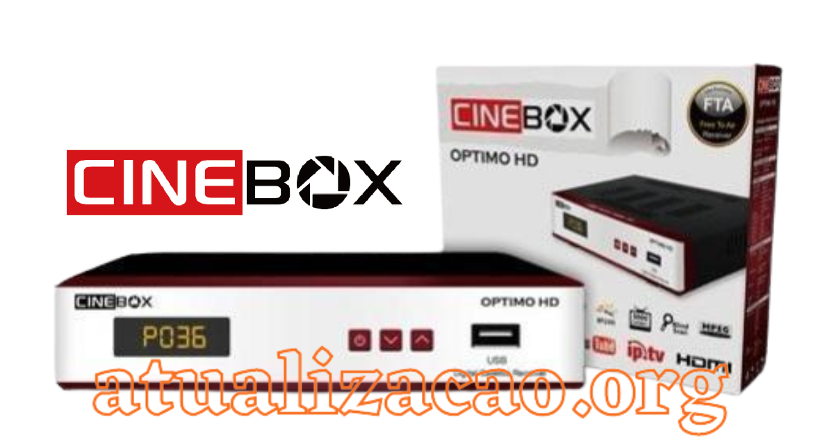 Atualização do Cinebox Optimo HD 2018