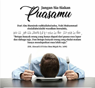 Jangan Sia - Siakan Puasamu