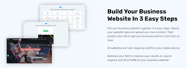 Create a website with Site123. You will not need a design or coding skill