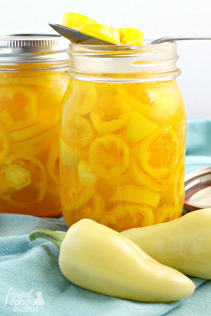 Whether you like it spicy or mild, you will love how easy these Refrigerator Pickled Pepper Rings are to make.