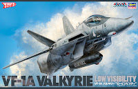 Hasegawa 1/48 VF-1A VALKYRIE LOW VISIBILITY (65871) English Color Guide & Paint Conversion Chart