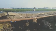 Jembatan Wangkal Desa Sukakarya Miring, Warga Was-Was Saat Melintas