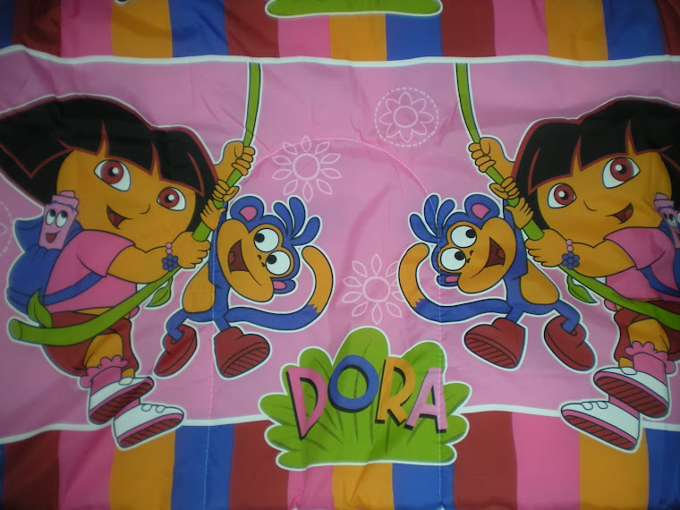 Selimut Comforter Dora (pink)