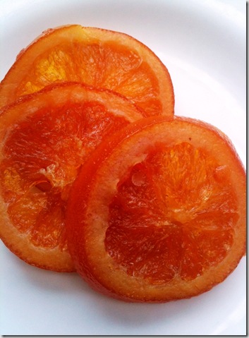 Candied orange slices